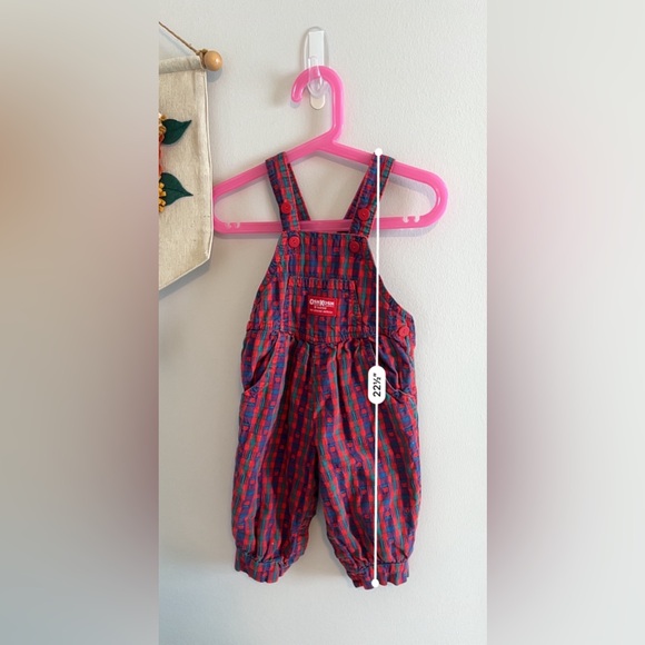 Vintage Oshkosh Apple Overalls (Made in USA) - Picture 3 of 4